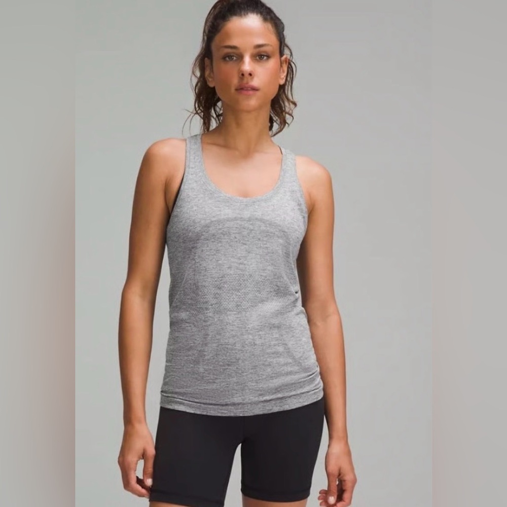 Lululemon grey‎ swiftly tank size 6